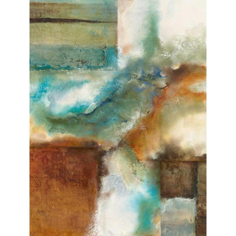 Rare Earth II Black Modern Wood Framed Art Print with Double Matting by Olson, Norm