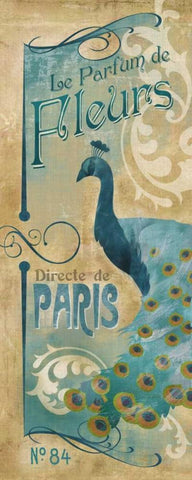 Le Parfum de Fleurs White Modern Wood Framed Art Print with Double Matting by Knutsen, Conrad