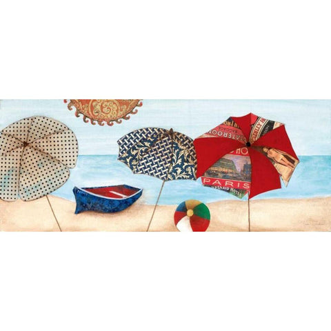 South of France I White Modern Wood Framed Art Print by Tava Studios