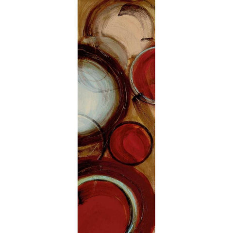 Encircled II Gold Ornate Wood Framed Art Print with Double Matting by Alldredge, Joy