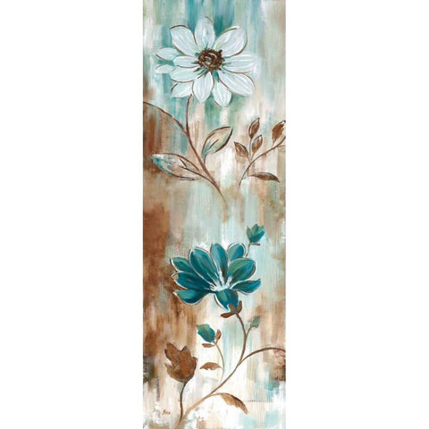 Natures Patina II White Modern Wood Framed Art Print by Nan