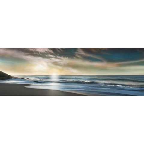 The Promise White Modern Wood Framed Art Print by Calascibetta, Mike