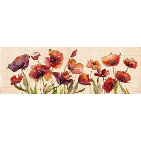 Bow To Summer I Black Modern Wood Framed Art Print with Double Matting by Knutsen, Conrad