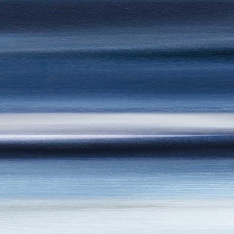 Indigo II Black Modern Wood Framed Art Print by Jill, Susan