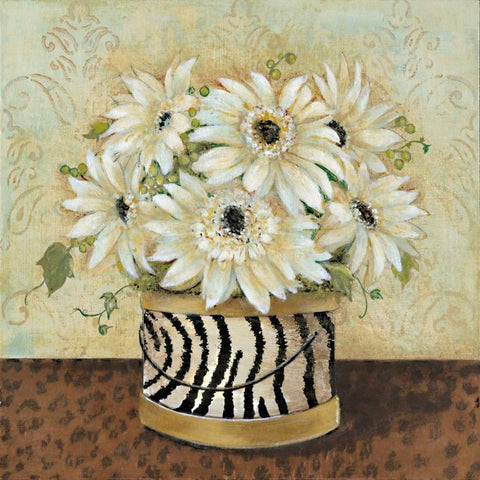 Exotic Touch I Gold Ornate Wood Framed Art Print with Double Matting by Tava Studios