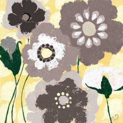 Spring Break III Gold Ornate Wood Framed Art Print with Double Matting by Donovan, Maria