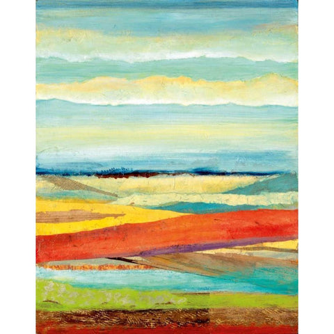 Earths Delight Black Modern Wood Framed Art Print by Tava Studios