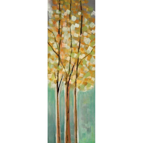 Shandelee Woods II Black Modern Wood Framed Art Print with Double Matting by Jill, Susan