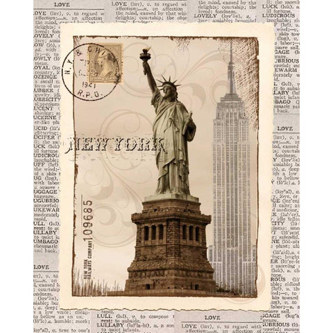 New York Memories White Modern Wood Framed Art Print by Craven, Katrina