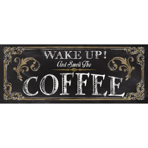 Wake Up! Black Modern Wood Framed Art Print with Double Matting by Knutsen, Conrad