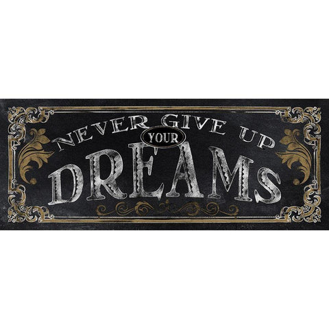 Dreams Black Modern Wood Framed Art Print by Knutsen, Conrad