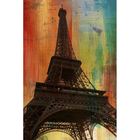 Tour Eiffel White Modern Wood Framed Art Print by Craven, Katrina