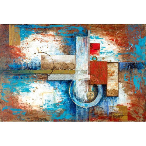 Around the Corner Black Modern Wood Framed Art Print by Tava Studios