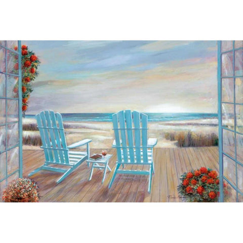 Serendipity White Modern Wood Framed Art Print by Manning, Ruane