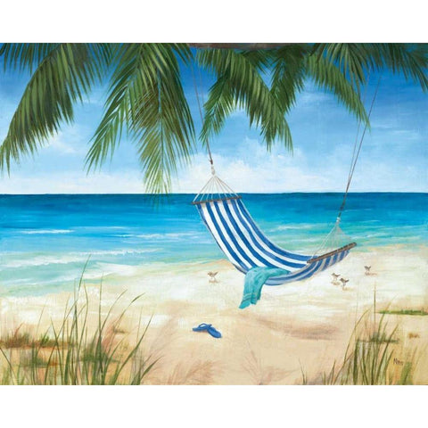 Soft Breeze Black Modern Wood Framed Art Print with Double Matting by Nan