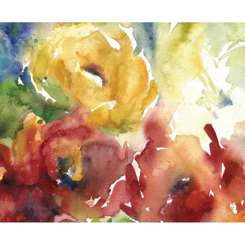 Summer Wash III Black Modern Wood Framed Art Print by Robinson, Carol