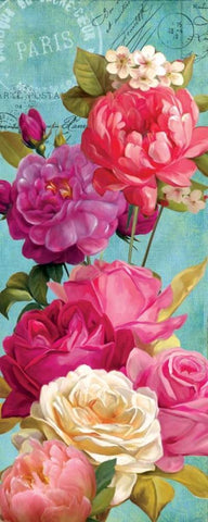 Scent of Paris II White Modern Wood Framed Art Print with Double Matting by Robinson, Carol