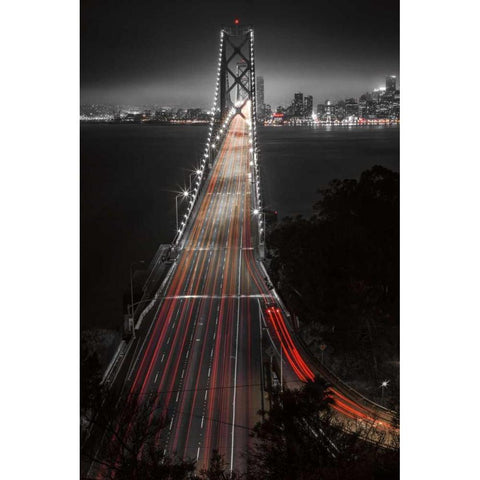 The Bay Black Modern Wood Framed Art Print by Reed, Aaron