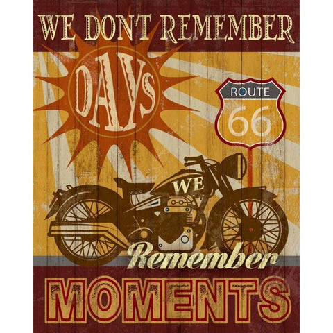 Remember Moments Black Modern Wood Framed Art Print by Knutsen, Conrad