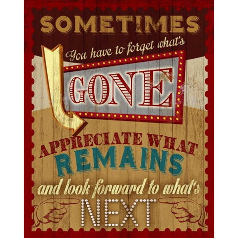 Whats Next Black Modern Wood Framed Art Print by Knutsen, Conrad