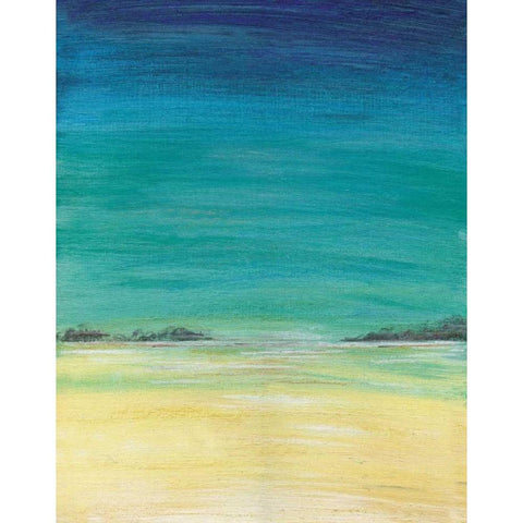 Tropics I Black Modern Wood Framed Art Print by Coopersmith, Justin