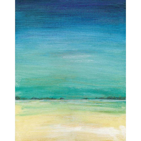 Tropics II Black Modern Wood Framed Art Print by Coopersmith, Justin