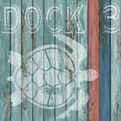 Dock 3 White Modern Wood Framed Art Print by Knutsen, Conrad