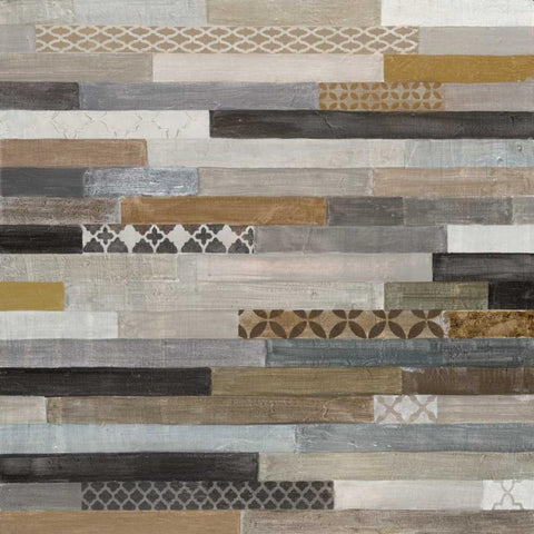 Notion of Line White Modern Wood Framed Art Print with Double Matting by Tava Studios