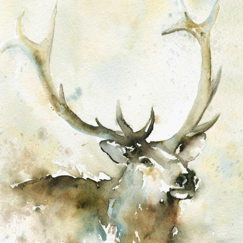 Emerging from the Black Ornate Wood Framed Art Print with Double Matting by Robinson, Carol