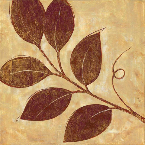 Marsala Moment III Black Modern Wood Framed Art Print by Tava Studios