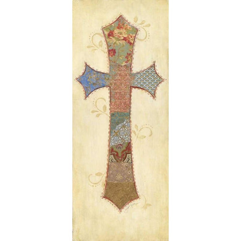 Before the Cross II Black Modern Wood Framed Art Print by Tava Studios