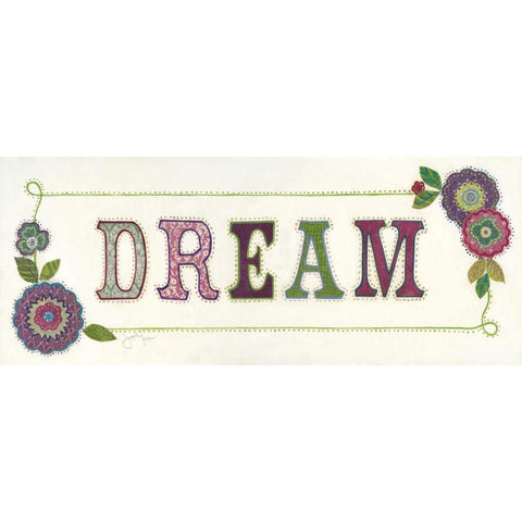 Dream Black Modern Wood Framed Art Print by Tava Studios