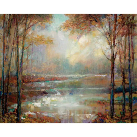 Magical Spring Gold Ornate Wood Framed Art Print with Double Matting by Manning, Ruane