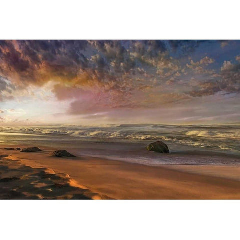 Summer Magic Gold Ornate Wood Framed Art Print with Double Matting by Calascibetta, Mike