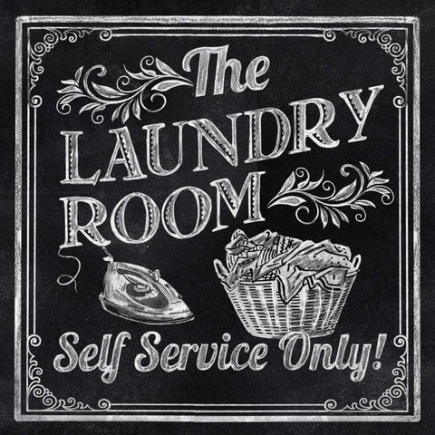 Self Service White Modern Wood Framed Art Print with Double Matting by Knutsen, Conrad