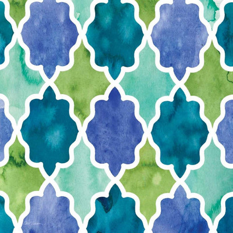 Zinga 9 Gold Ornate Wood Framed Art Print with Double Matting by Robinson, Carol