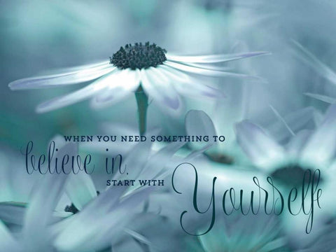 Believe In Yourself Black Ornate Wood Framed Art Print with Double Matting by Delimont, Danita