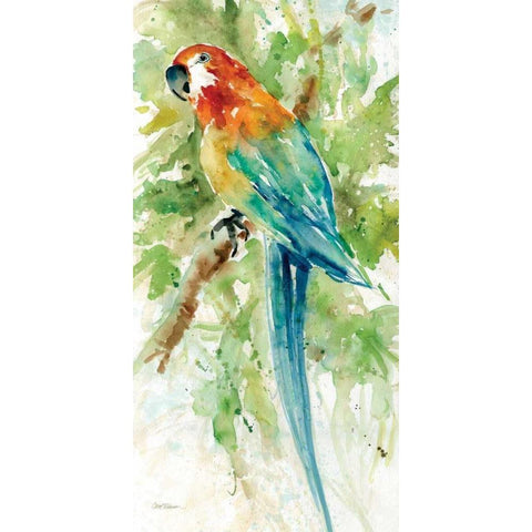 Island Beauty II Gold Ornate Wood Framed Art Print with Double Matting by Robinson, Carol