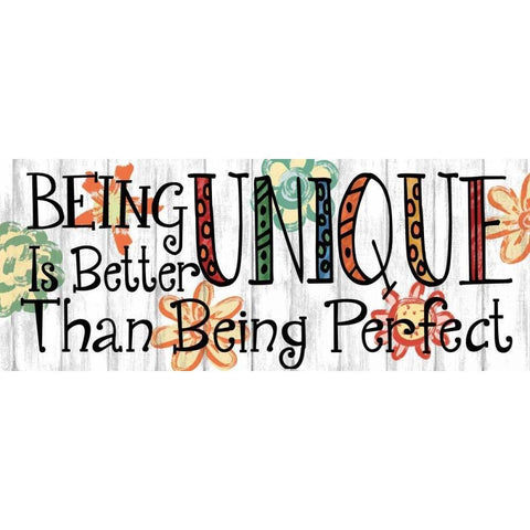 Being Unique Black Modern Wood Framed Art Print with Double Matting by Knutsen, Conrad