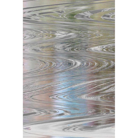 Ice Flow Black Modern Wood Framed Art Print by Jill, Susan