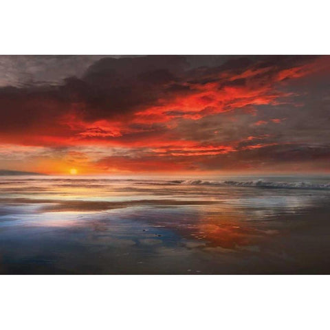 Before The Black Modern Wood Framed Art Print by Calascibetta, Mike
