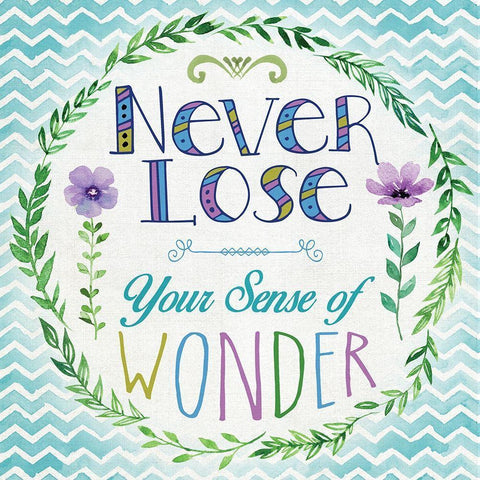 Sense of Wonder White Modern Wood Framed Art Print with Double Matting by Knutsen, Conrad