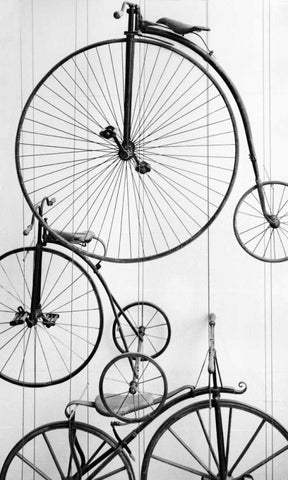 Classic Rides White Modern Wood Framed Art Print with Double Matting by Delimont, Danita