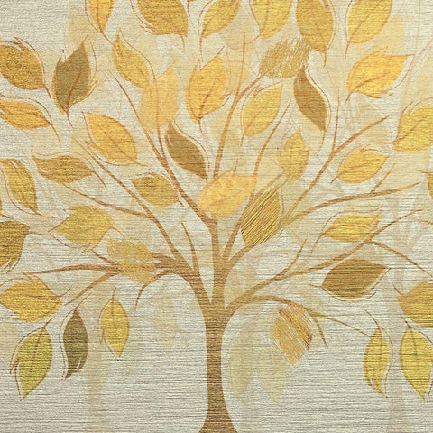 Golden Orchard White Modern Wood Framed Art Print by Jill, Susan