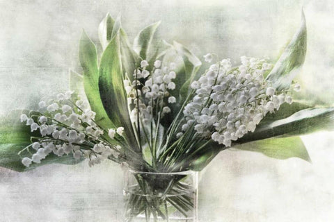 Spring Bells I Black Ornate Wood Framed Art Print with Double Matting by Weisz, Irene