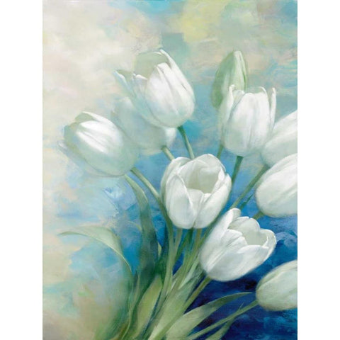 Holland Spring I White Modern Wood Framed Art Print by Daniels, Rogier