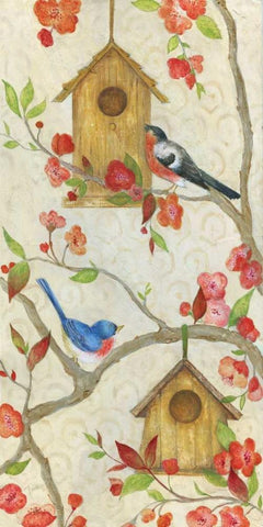 The Neighborhood Black Ornate Wood Framed Art Print with Double Matting by Tava Studios