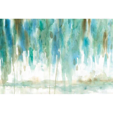 Rainwashed White Modern Wood Framed Art Print by Robinson, Carol