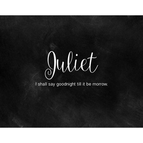 Romeo and Juliet II Black Modern Wood Framed Art Print with Double Matting by CAD Designs