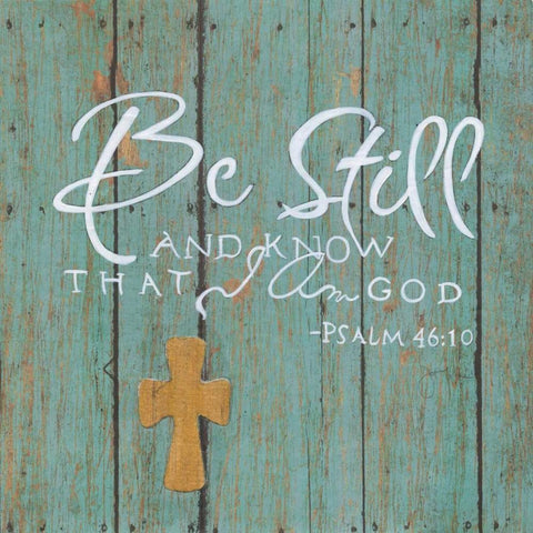 Be Still Black Ornate Wood Framed Art Print with Double Matting by Tava Studios